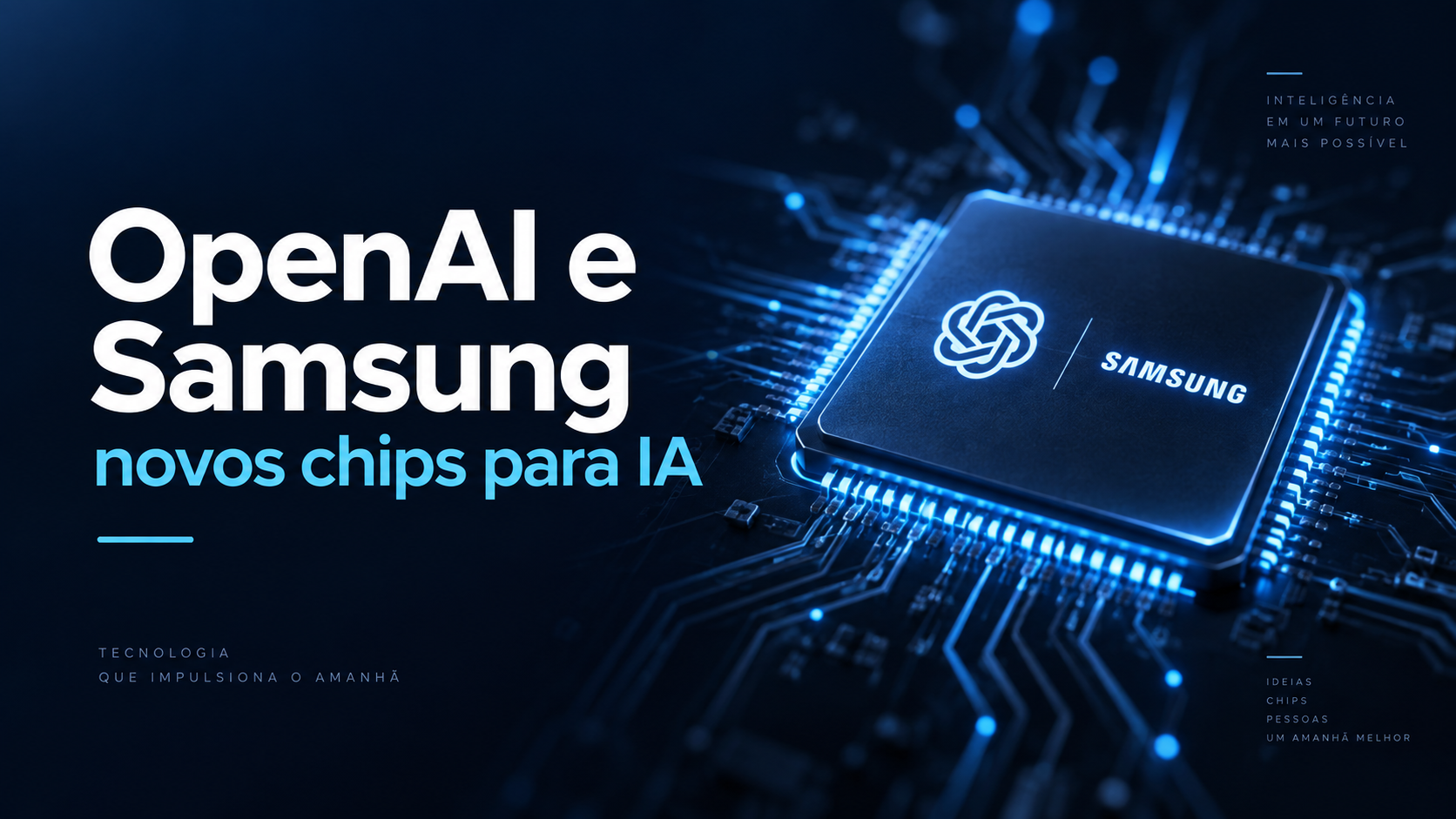 OpenAI e Samsung ampliam parceria para desenvolver chips de próxima geração