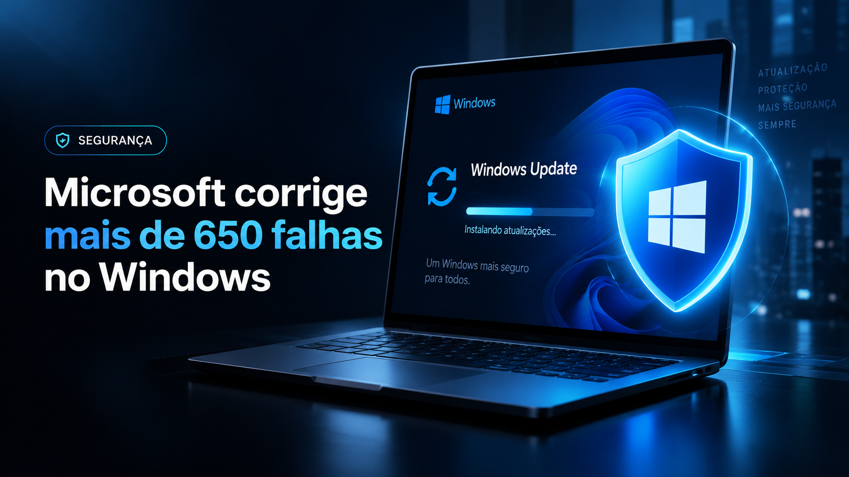 Microsoft corrige mais de 650 falhas no Windows em atualização recorde